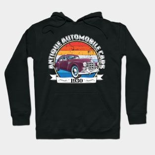 Antique Automobile Cars Hoodie